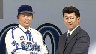 筒香嘉智、DeNA復帰会見「やはりベイスターズで優勝したい」“ハマの大砲”が5年ぶりにファンの前に登場