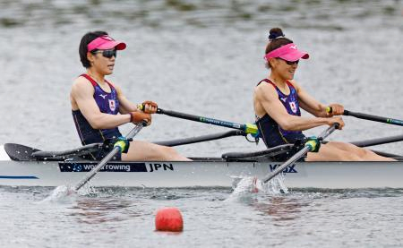 男女軽量級ダブルスカルで五輪へ　ローイングのＡＯ予選