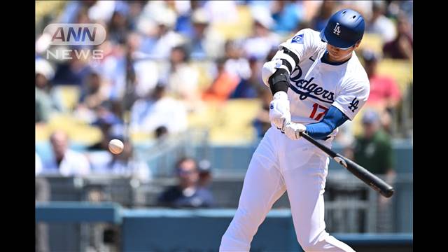 大谷翔平　メジャー通算176号本塁打　日本人選手最多記録を更新