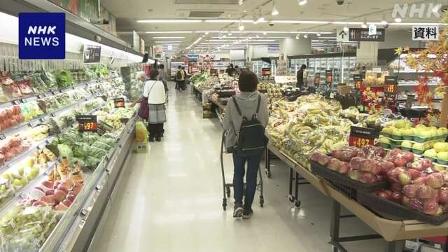 3月のスーパー売り上げ 前年同月比9.3％増 10年ぶりの高い水準