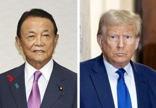 トランプ氏と２４日に会談へ　自民・麻生副総裁、関係構築図る