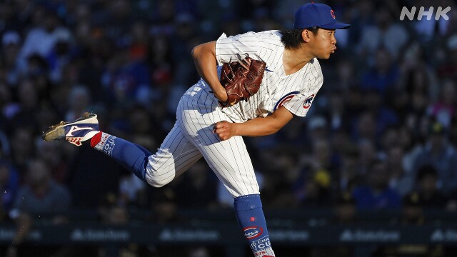 カブス 今永昇太 8回で逆転許し6勝目は持ち越し