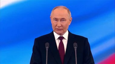 ロシア プーチン大統領 通算5期目就任式　ウクライナ軍事侵攻参加の兵士たちに謝意