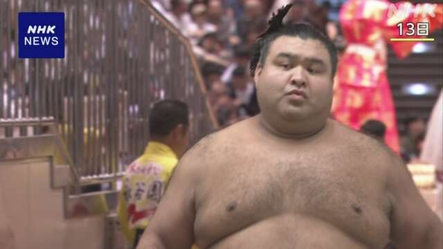 大相撲夏場所 高安が3日目から休場 朝の稽古で腰痛める