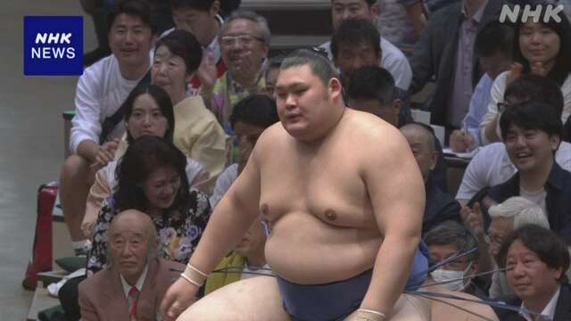 大相撲夏場所8日目 大の里が大栄翔と1敗どうしの対戦制し7勝目