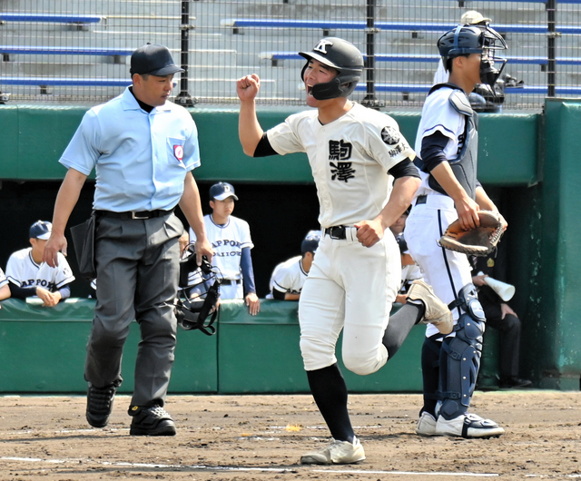 春季北海道全道大会、駒苫はコールド発進、北海は延長の末、辛勝