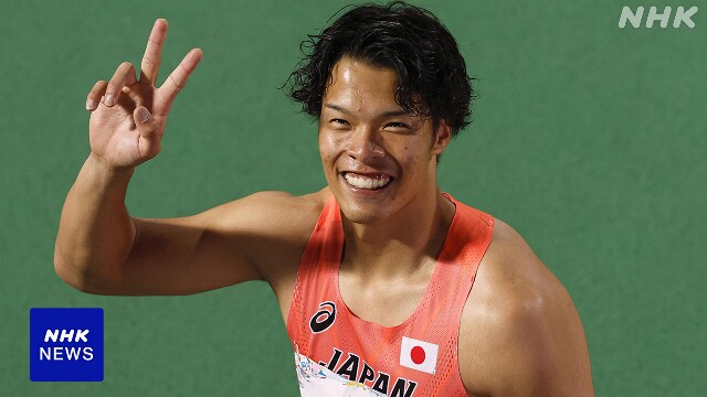 パラ陸上世界選手権 大島健吾が銀メダル 男子200m義足のクラス