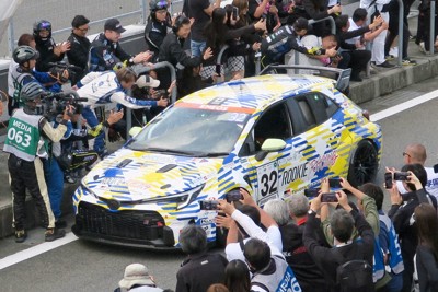 水素エンジンで24時間レース悔しい完走　トヨタ会長「改善できる」