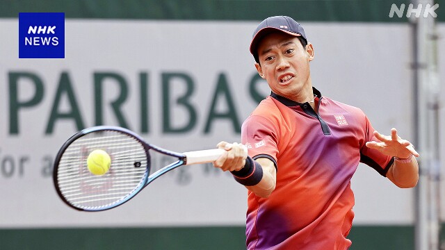 テニス 錦織圭 全仏オープン2回戦は順延に 雨で途中中断