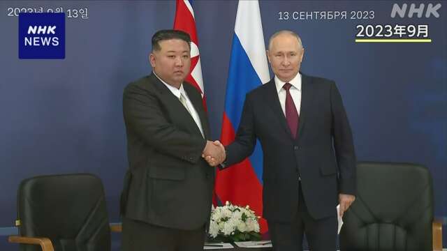 プーチン大統領 北朝鮮訪問へ ロシア外務省“準備は進展”