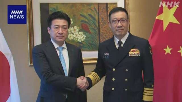 1年ぶりの日中防衛相会談 木原防衛相「当局間の議論が重要」