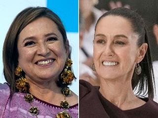 メキシコ大統領選の投票始まる　女性対決、現職後継が優勢