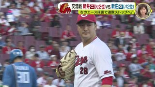 連敗ストップできず　左のエース･床田寛樹　セ･パ交流戦　新井カープ(セ２位) vs. 新庄ハム(パ２位)　6月4日