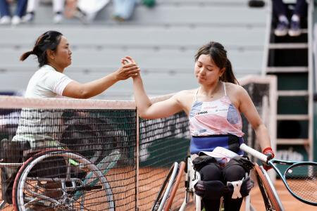 全仏、大谷桃子は準決勝敗退　テニス車いすの部シングルス