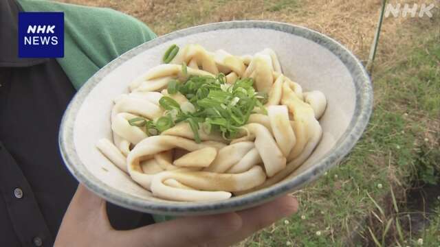 伊勢うどんなどに使われる小麦の収穫 梅雨入り前に盛んに 三重