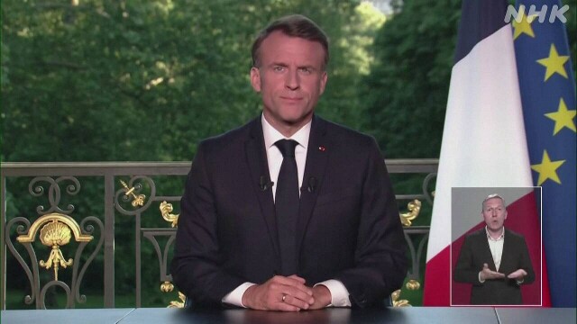 フランス議会 解散選挙へ 欧州議会選 極右政党 大勝の見通しで