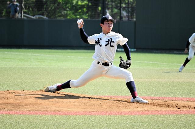 5回を完璧な投球、夏へ飛躍誓う　東北文教大山形城北・佐藤充樹投手