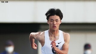 栁田大輝、追い風参考も9秒97の好タイム！レース後「マジかー」決勝で日本勢史上5人目の9秒台狙う【学生個人選手権】