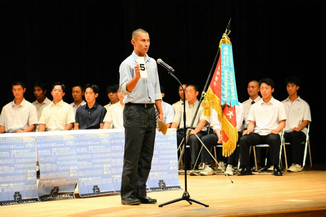 選手宣誓は日本航空の藤森主将　高校野球山梨大会、組み合わせ決定