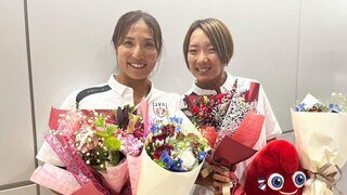 ビーチバレーのパリ五輪女子日本代表に長谷川暁子と石井美樹が内定「メダルを目指して頑張りたい」