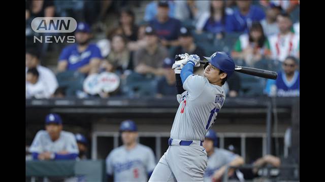 大谷翔平 リーグトップ独走の25号　2試合連続先頭打者ホームラン