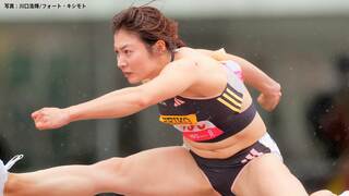 日本記録保持者・福部真子12秒85で準決勝進出 ！ 3人が12秒台連発する大激戦【日本選手権女子100mH予選】