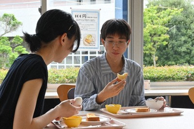 食べてね、朝ごはん　100円でトースト+卵+スープ　大学が初の試み