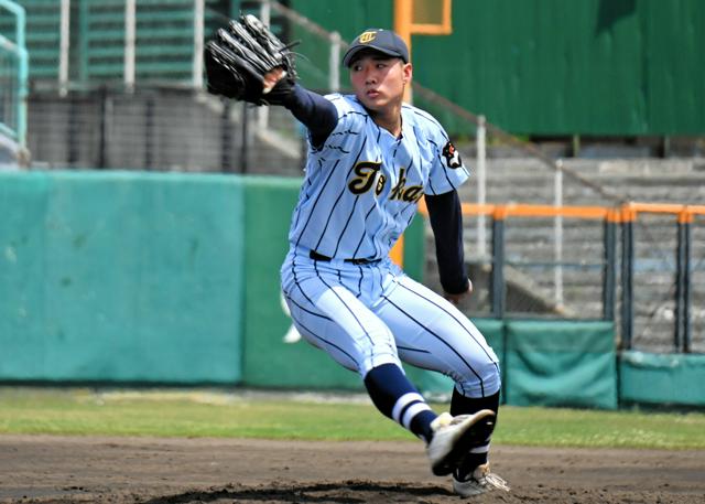 淡々とアウト奪えず　東海大札幌の菅野投手｢悪い流れ断ちたかった｣