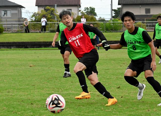 1年半ぶり、おかえりカズ　鈴鹿の練習に初合流「勝利を届けたい」