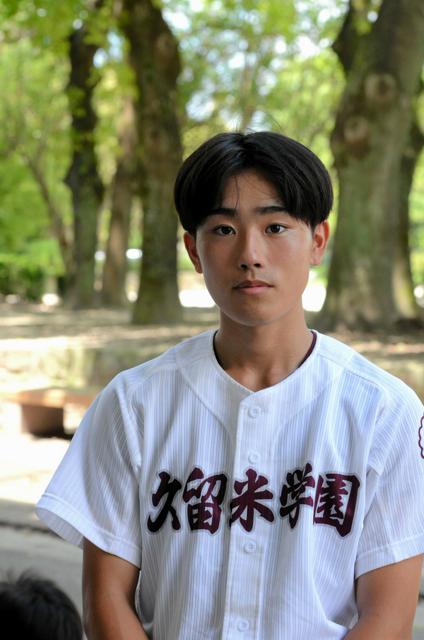 ナイススマッシュ！元テニス部の助っ人が安打　久留米学園・床嶋選手