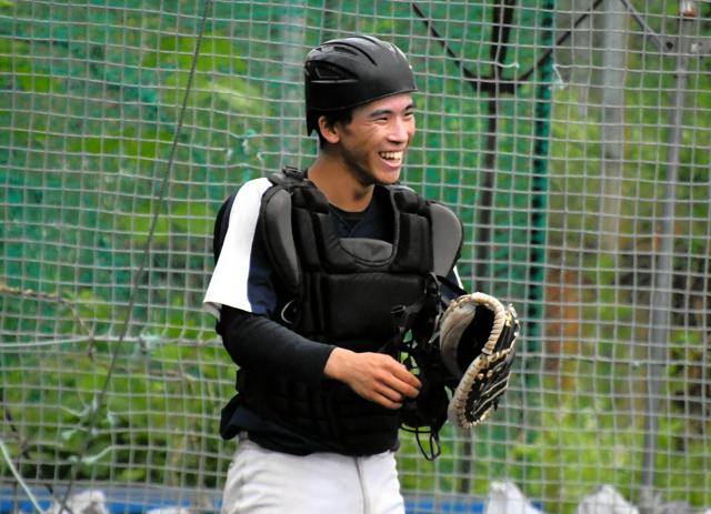 野球辞めるつもりで入った高校で再び　枚方津田の東湧悟捕手の夏