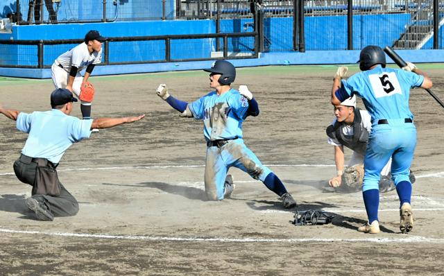 「低く鋭い打球」を意識、逆転ランニング本塁打　浜松日体・岡本選手