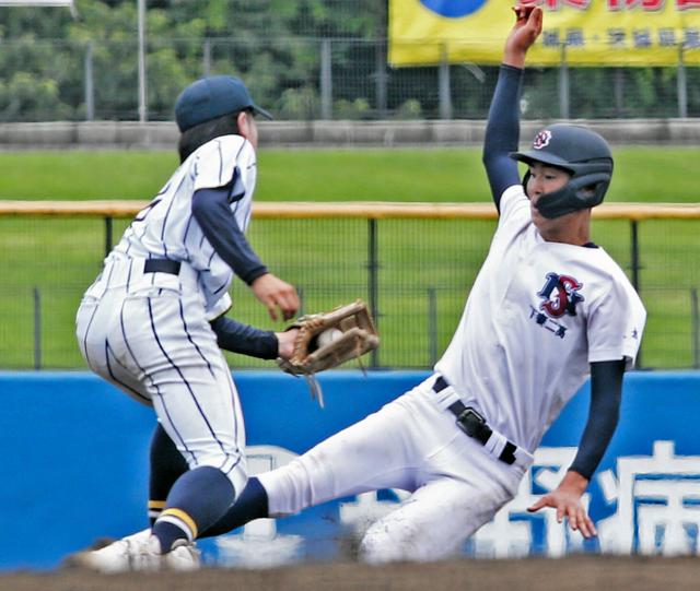 茨城・下妻二の杉山大翔選手　1球に込めた集中力で4番の力示す