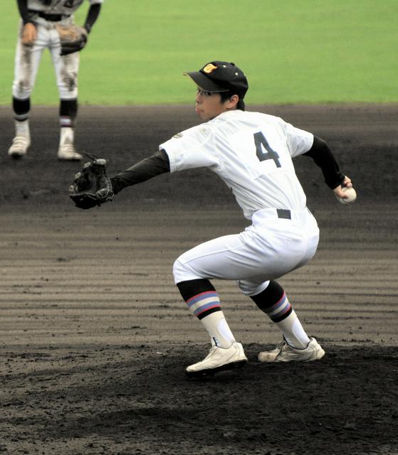 磨いてきた得意のカーブ、「楽しかった」13球　莵道・神農投手