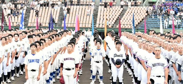 第106回全国高校野球選手権栃木大会　56チームの熱戦が開幕