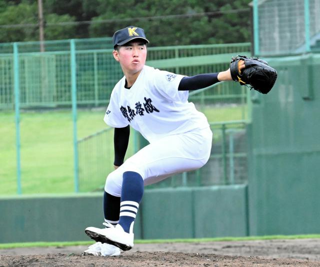 豊川のモイセエフから「ナイスボール」　抑えた愛知啓成・山田投手