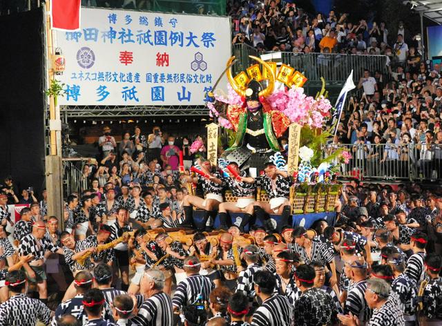 【LIVE動画】博多祇園山笠のクライマックス　追い山笠