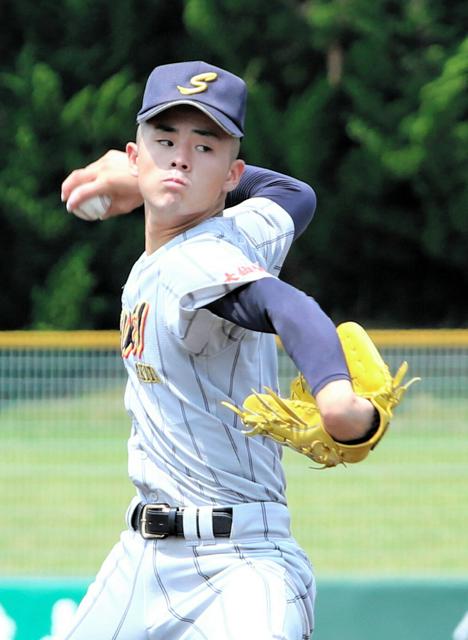 球速147キロ「まだまだ。これから」プロめざす菊地投手　秋田修英