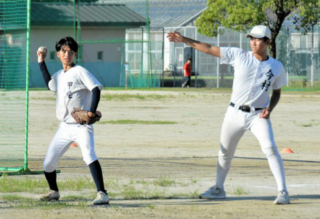 故障、事故…仲間支えながら諦めないマウンド復帰　熊本農・今村投手