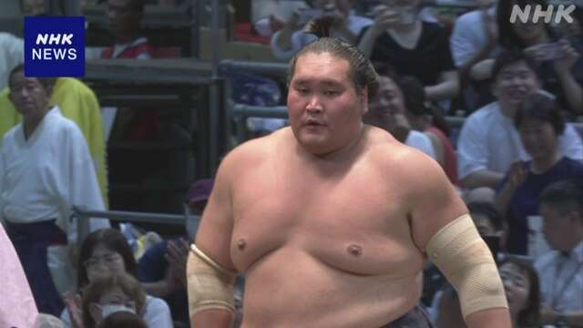 大相撲名古屋場所 6日目 横綱 照ノ富士 翔猿に勝ち6連勝