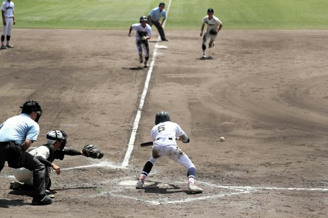 「ここで決めるしかない」執念のスクイズ決めた　桜丘・奥田選手