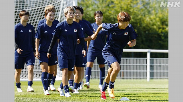 サッカー なでしこジャパン 予選リーグ初戦を前に調整