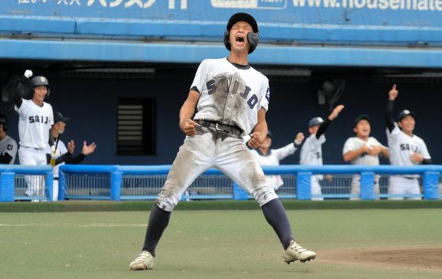 西条がシード小松を破り8強進出　2戦連続で左腕エース救援後に逆転