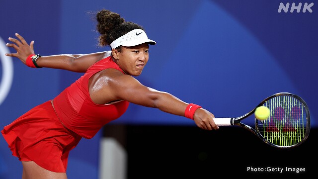 テニス 女子シングルス 大坂なおみ 初戦敗退 パリオリンピック