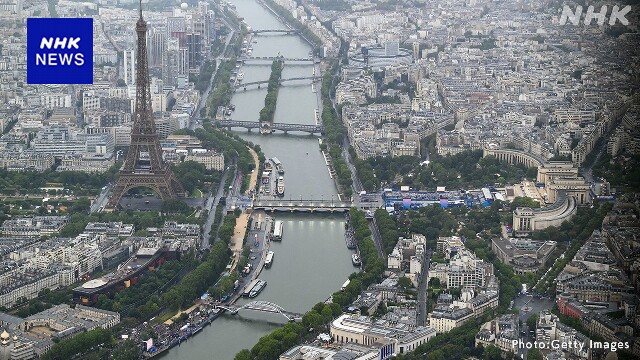 パリ五輪 トライアスロン セーヌ川の水質悪化でスイム練習中止