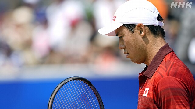 テニス男子シングルス 錦織圭 1回戦で敗れる パリオリンピック