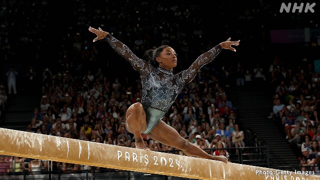 パリ五輪 体操女子 アメリカの“女王” 休養を経て圧巻の演技