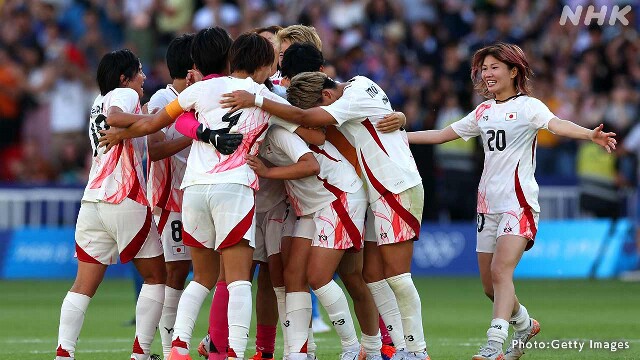 サッカー女子 日本 ブラジルに逆転勝利 予選リーグ第2戦 五輪