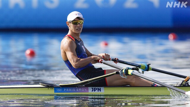 ローイング男子 荒川龍太 シングルスカル 準決勝進出 パリ五輪