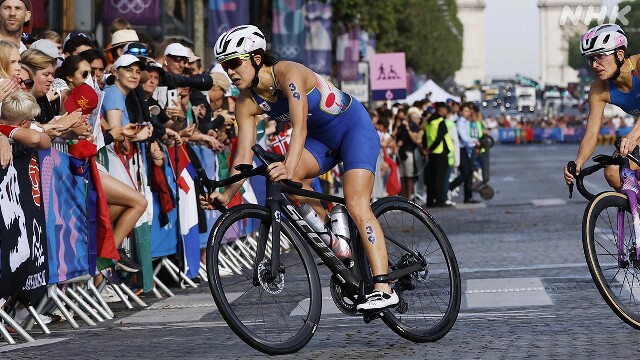 トライアスロン女子 高橋侑子が40位 パリオリンピック